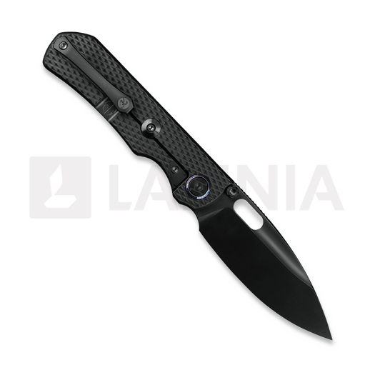 Kunwu Knives Excalibur - DLC - Titanium folding knife, Diamond Texture + DLC