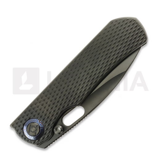 Navalha Kunwu Knives Excalibur - DLC - Titanium, Diamond Texture + DLC