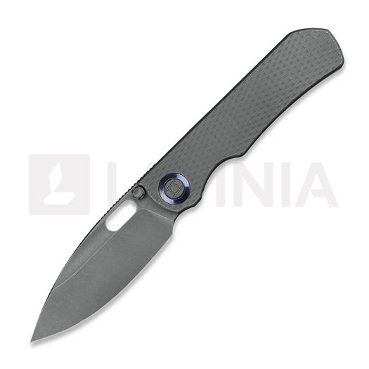 Liigendnuga Kunwu Knives Excalibur - Stonewashed - Titanium, Diamond Texture
