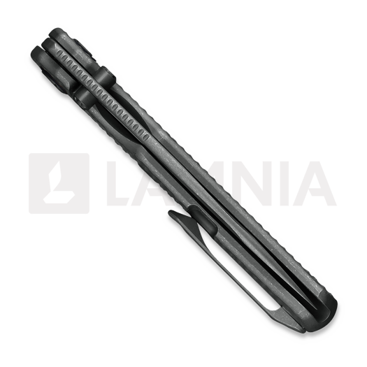 Kunwu Knives Excalibur - Stonewashed - Titanium folding knife, Diamond Texture