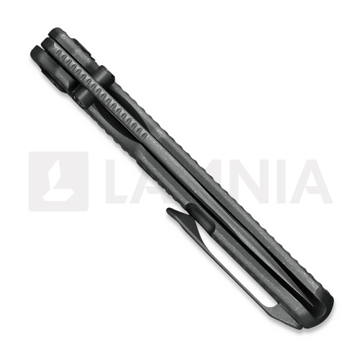 Kunwu Knives Excalibur - Stonewashed - Titanium folding knife, Diamond Texture