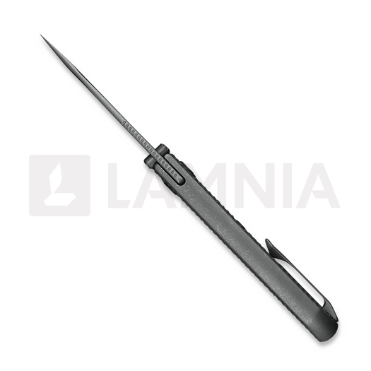 Kunwu Knives Excalibur - Stonewashed - Titanium folding knife, Diamond Texture