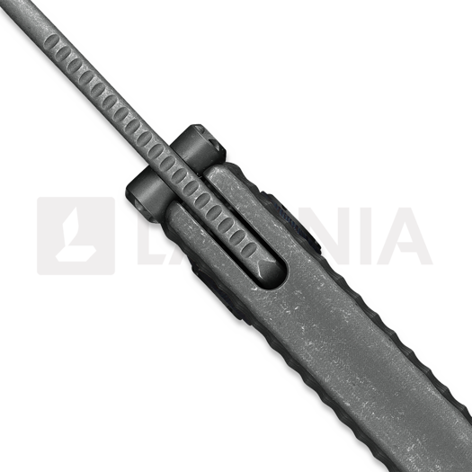 Kunwu Knives Excalibur - Stonewashed - Titanium folding knife, Diamond Texture