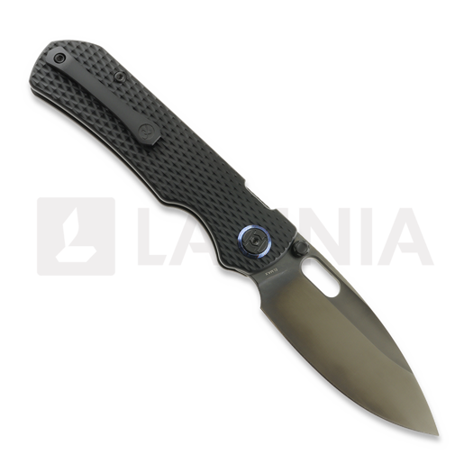 Skladací nôž Kunwu Knives Excalibur Verta - DLC - Titanium, Diamond Texture + PVD