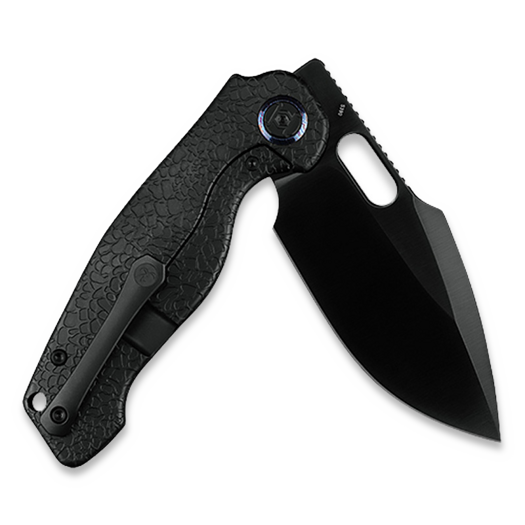 Складний ніж Kunwu Knives Gringo - DLC - Titanium, Honeydew Texture + DLC