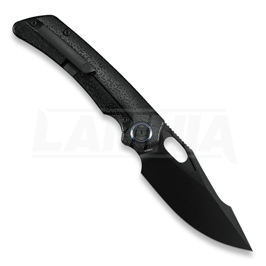 Skladací nôž Kunwu Knives Jericho - DLC - Titanium, Raindrop Texture + Timascus Inlay