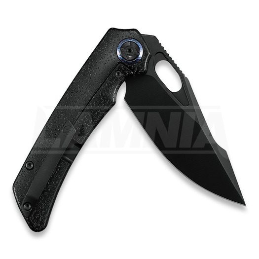 Skladací nôž Kunwu Knives Jericho - DLC - Titanium, Raindrop Texture + Timascus Inlay