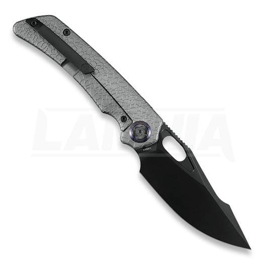 Kunwu Knives Jericho - Honeydew Texture Ti & Timascus - DLC 折叠刀