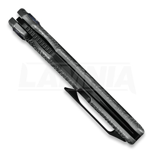 Kunwu Knives Jericho - Honeydew Texture Ti & Timascus - DLC 折叠刀