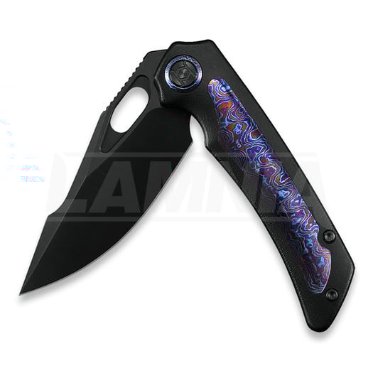 Kunwu Knives Jericho - Peel Texture & Timascus - PVD k&auml;&auml;nt&ouml;veitsi