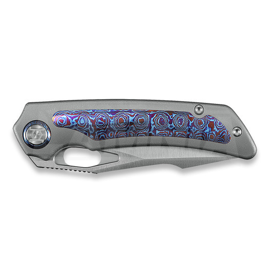 Zavírací nůž Kunwu Knives Jericho - Peel Texture & Timascus - Satin