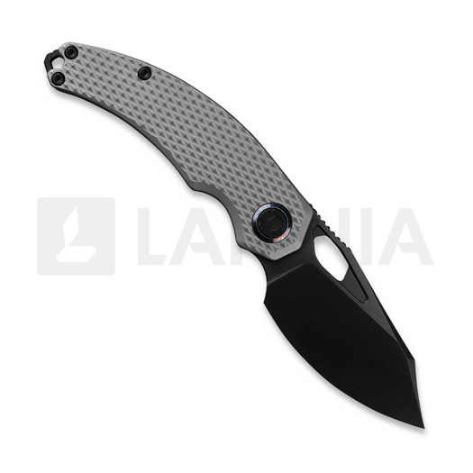Kunwu Knives Lefty ComPadre - DLC - Titanium 접이식 나이프, Diamond Texture