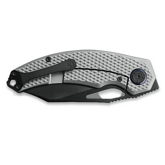 Kunwu Knives Padre - Diamond Texture Ti - DLC k&auml;&auml;nt&ouml;veitsi