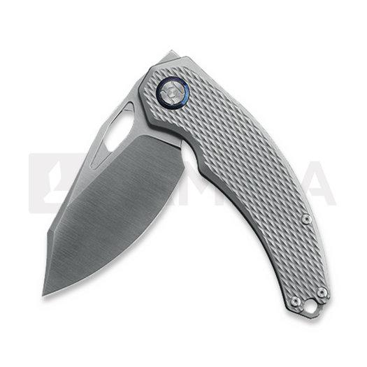 Kunwu Knives Padre - Diamond Texture Ti - Satin k&auml;&auml;nt&ouml;veitsi