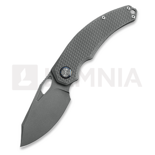 Складной нож Kunwu Knives Padre - Diamond Texture Ti - Stonewashed