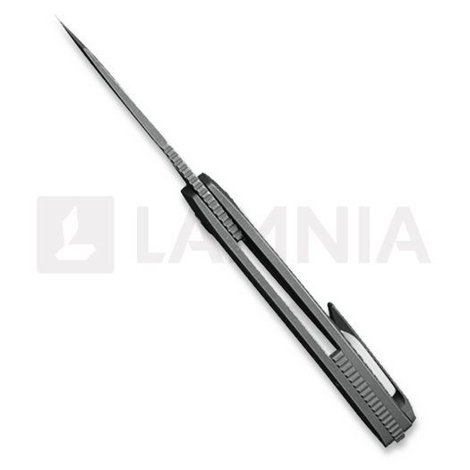 Kunwu Knives Padre - Diamond Texture Ti - Stonewashed k&auml;&auml;nt&ouml;veitsi