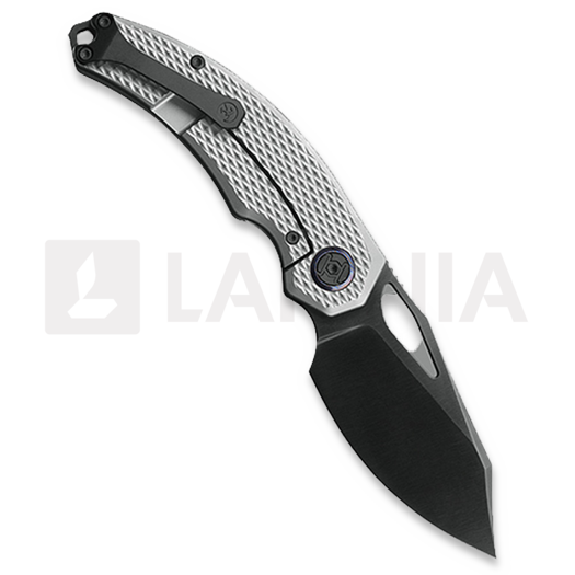 Liigendnuga Kunwu Knives Padre - DLC - Titanium, Diamond Texture