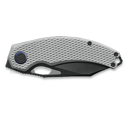 Liigendnuga Kunwu Knives Padre - DLC - Titanium, Diamond Texture