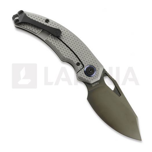 Kunwu Knives Padre - DLC - Titanium fällkniv, Diamond Texture