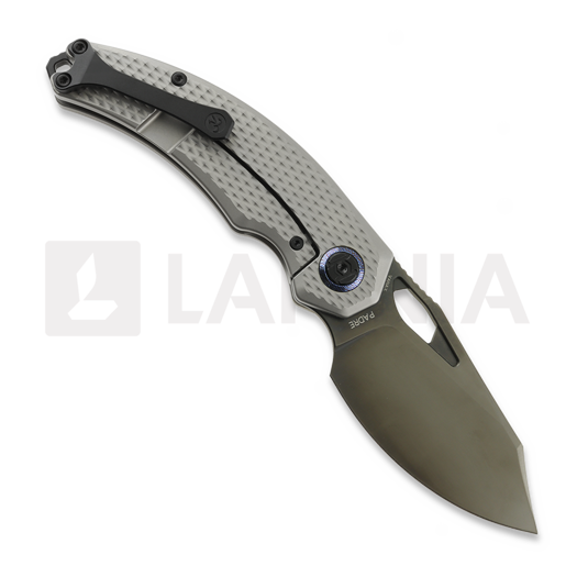 Kunwu Knives Padre - DLC - Titanium összecsukható kés, Diamond Texture