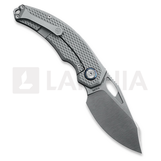 Kunwu Knives Padre - Satin - Titanium folding knife, Diamond Texture