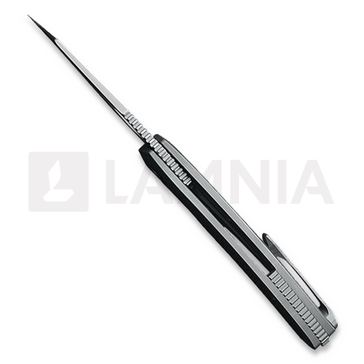 Kunwu Knives Padre - Satin - Titanium folding knife, Diamond Texture