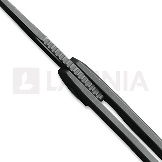 Kunwu Knives Padre - Stonewashed - Titanium folding knife, Diamond Texture