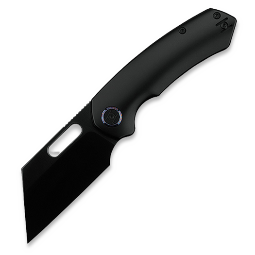 Nóż składany Kunwu Knives Primo - DLC - Titanium, czarny