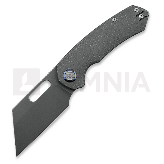 Kunwu Knives Primo - Raindrop Texture Ti - Stonewash 折叠刀