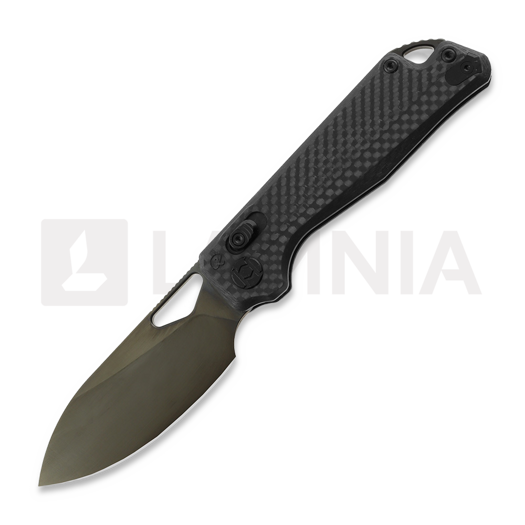 Briceag Kunwu Knives Pulsar - DLC - Carbon Fiber, negru
