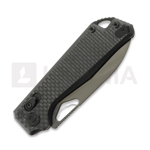 Складной нож Kunwu Knives Pulsar - DLC - Carbon Fiber, чёрный