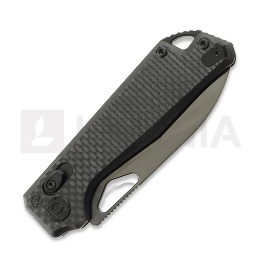 Kunwu Knives Pulsar - DLC - Carbon Fiber sulankstomas peilis, juoda