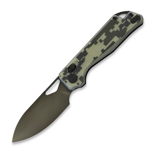 Nóż składany Kunwu Knives Pulsar - DLC - G10, camo