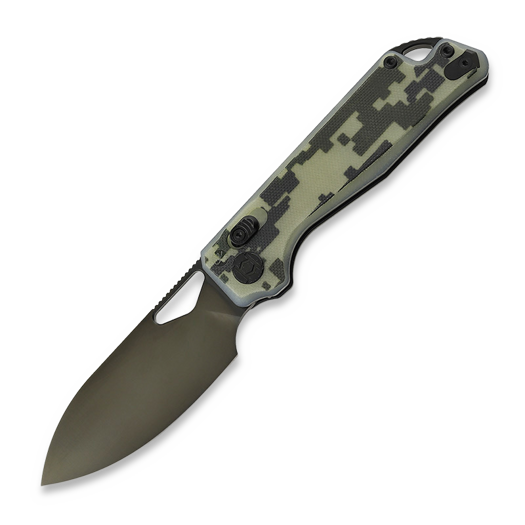 Kunwu Knives Pulsar - DLC - G10 סכין מתקפלת, camo