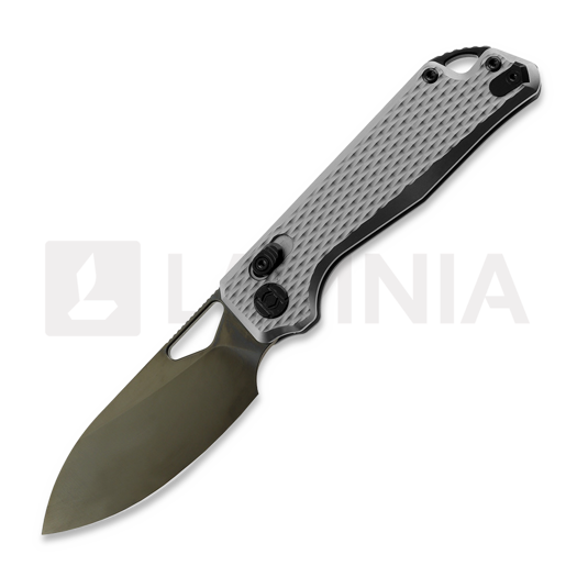 Liigendnuga Kunwu Knives Pulsar - DLC - Titanium, Diamond Texture