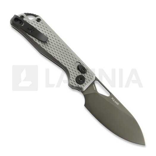 Kunwu Knives Pulsar - DLC - Titanium folding knife, Diamond Texture
