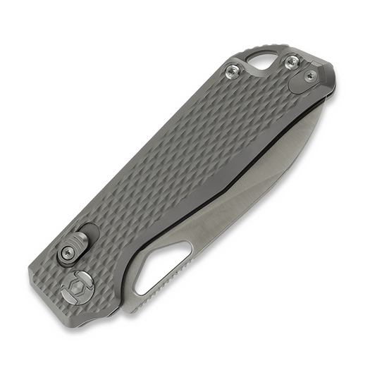 Kunwu Knives Pulsar - Satin - Titanium Taschenmesser, Diamond Texture