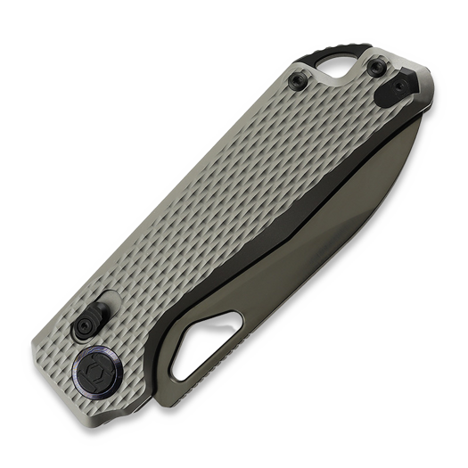 Kunwu Knives Pulsar XL - DLC - Titanium Taschenmesser, Diamond Texture