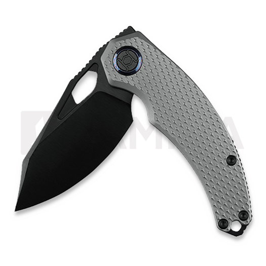 Kunwu Knives Reverse Tux ComPadre - Diamond Texture Ti - DLC k&auml;&auml;nt&ouml;veitsi