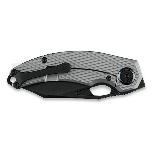 Kunwu Knives Reverse Tux ComPadre - Diamond Texture Ti - DLC k&auml;&auml;nt&ouml;veitsi