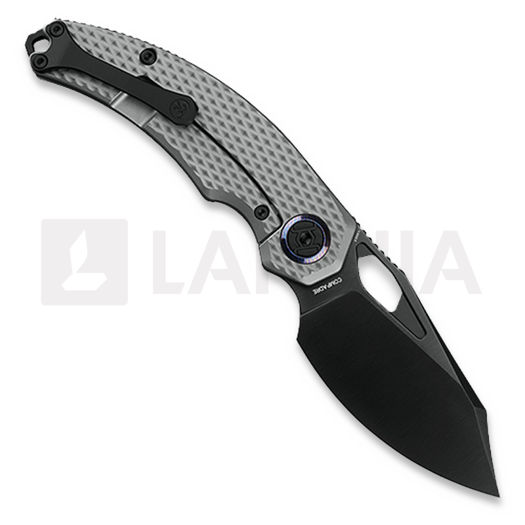 Skladací nôž Kunwu Knives Reverse Tux ComPadre - DLC - Titanium, Diamond Texture
