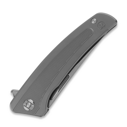 Kunwu Knives Ronin - Titanium - Satin folding knife