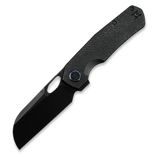 Kunwu Knives S-Tao II - DLC - Titanium 折り畳みナイフ, Honeydew Texture + DLC