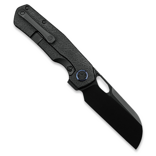 Kunwu Knives S-Tao II - DLC - Titanium folding knife, Honeydew Texture + DLC