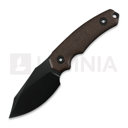 Nôž Kunwu Knives Stiffy D. - Brown Micarta - DLC