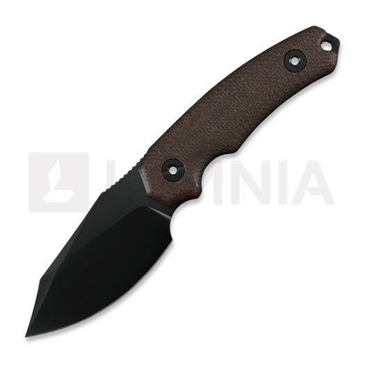 Kunwu Knives Stiffy D. - Brown Micarta - DLC 칼