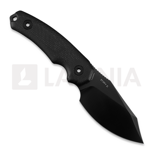 Kunwu Knives Stiffy D. - DLC - Micarta veitsi, musta