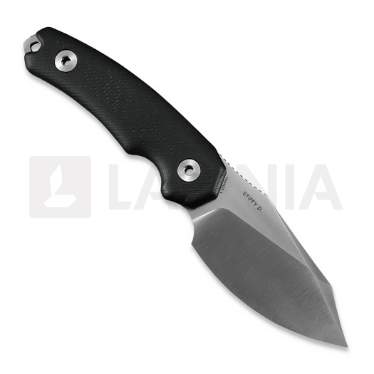 Coltello Kunwu Knives Stiffy D. - Satin - Micarta, nero