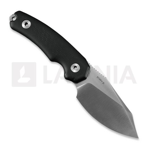 Kunwu Knives Stiffy D. - Satin - Micarta סכין, שחור