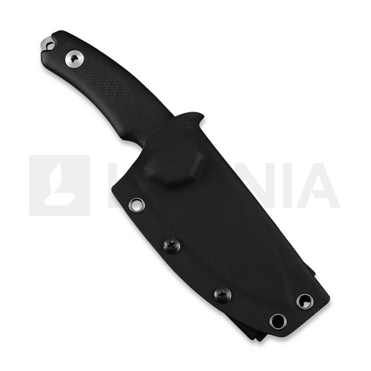 Kunwu Knives Stiffy D. - Satin - Micarta knife, black